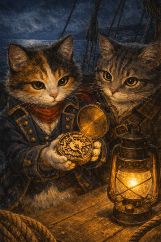 Captain Calico and the Clockwork Compass cover art
