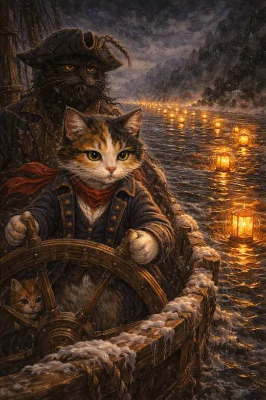 Captain Calico and the Night of Nine Lanterns cover art