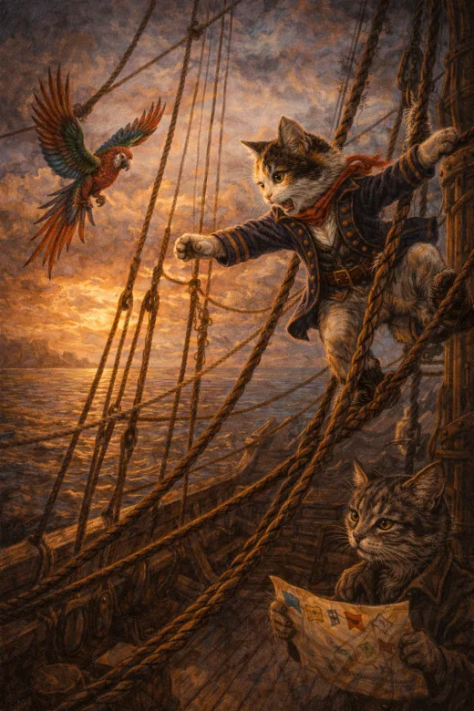 Captain Calico and the Parrot Who Knew Too Much cover art