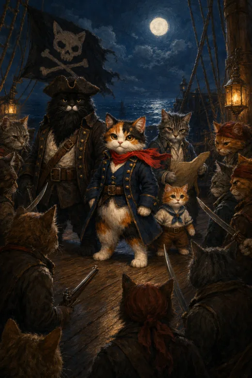 Captain Calico and the Moonlit Mutiny cover art