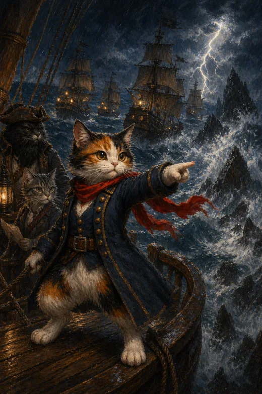 Captain Calico and the Howling Reefs cover art