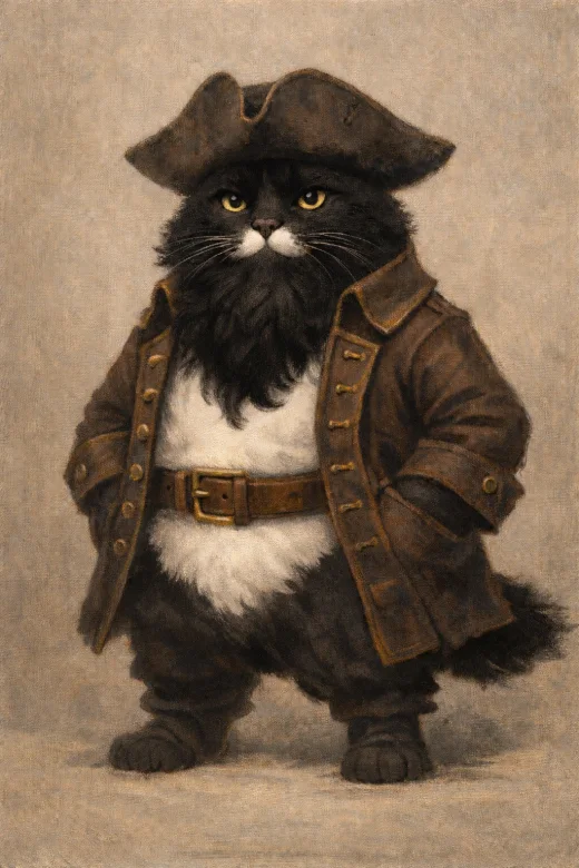 Blackbeard portrait